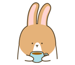 Mokatokki Coffee Rabbit sticker #430115