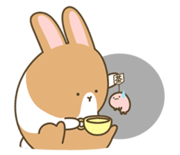 Mokatokki Coffee Rabbit sticker #430127