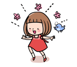 Blue Bird and Eco sticker #430806