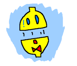 Bow tie lemon sticker #430811