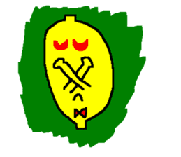 Bow tie lemon sticker #430832