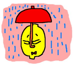 Bow tie lemon sticker #430836