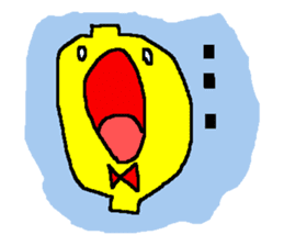 Bow tie lemon sticker #430837