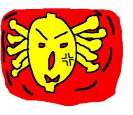 Bow tie lemon sticker #430845