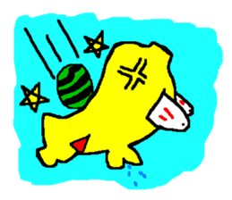 Bow tie lemon sticker #430846