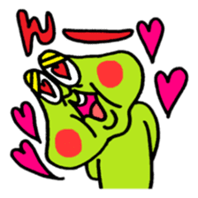 Frog boy and Frog girl sticker #431582