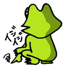Frog boy and Frog girl sticker #431586