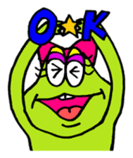 Frog boy and Frog girl sticker #431597