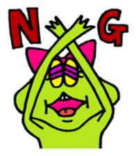 Frog boy and Frog girl sticker #431598