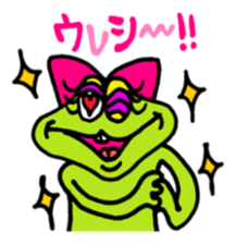 Frog boy and Frog girl sticker #431599