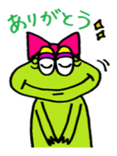 Frog boy and Frog girl sticker #431608