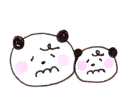 We love panda stamp sticker #432055