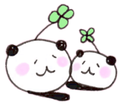 We love panda stamp sticker #432061