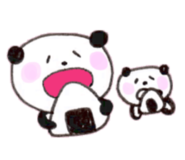 We love panda stamp sticker #432065