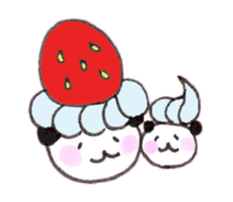 We love panda stamp sticker #432072