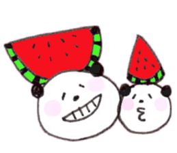 We love panda stamp sticker #432082