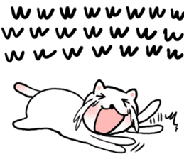 cute cat net slang sticker #432292