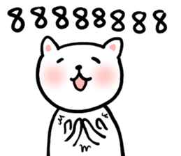 cute cat net slang sticker #432296