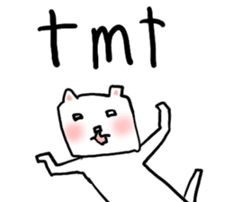 cute cat net slang sticker #432304