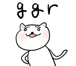 cute cat net slang sticker #432320
