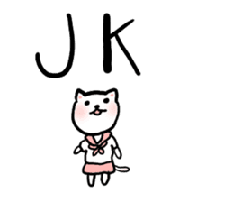 cute cat net slang sticker #432325