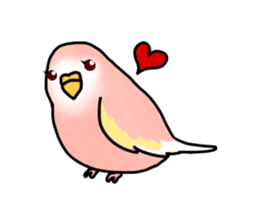 Lovely birds sticker #433733