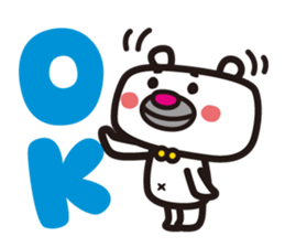 Polar Bear moody sticker #433937