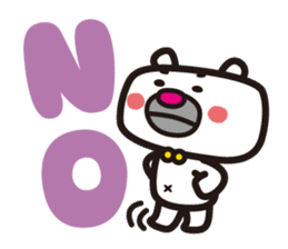 Polar Bear moody sticker #433938