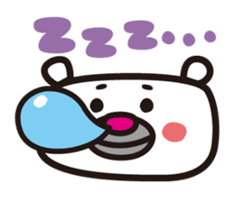 Polar Bear moody sticker #433948