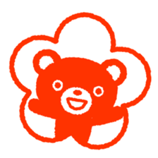 Bear stamp sticker #434125