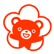 Bear stamp sticker #434125