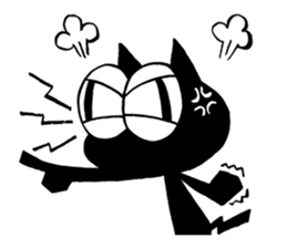 Sukima the black cat sticker #434332