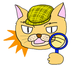 Detective Cat and Dog sticker #434939
