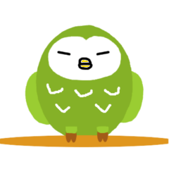 Fukuro the sleepy owl