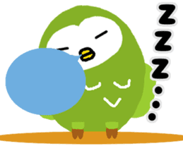 Fukuro the sleepy owl sticker #435011