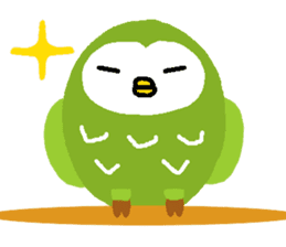 Fukuro the sleepy owl sticker #435016