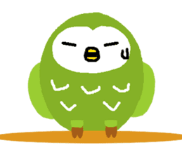 Fukuro the sleepy owl sticker #435017