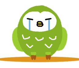 Fukuro the sleepy owl sticker #435018