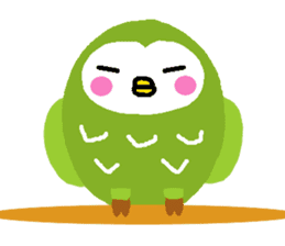 Fukuro the sleepy owl sticker #435024
