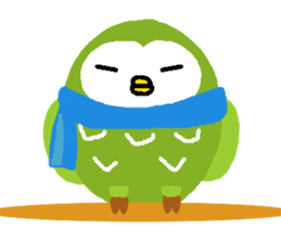 Fukuro the sleepy owl sticker #435034
