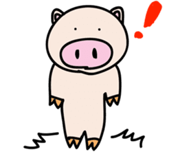 a talking pig sticker #435065