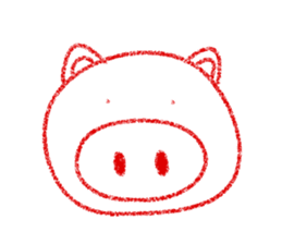 a talking pig sticker #435076