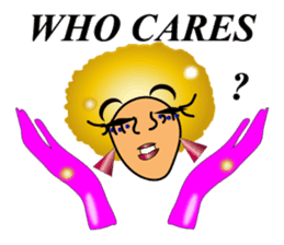 Sassy AFRO-boy with his friends sticker #435695