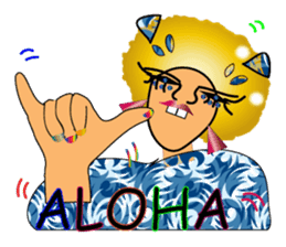 Sassy AFRO-boy with his friends sticker #435700