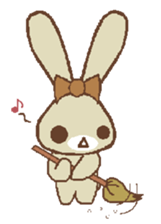 Rabbit sisters sticker #435993