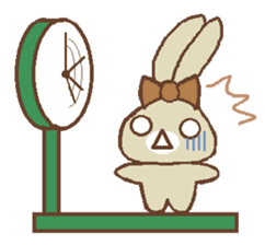 Rabbit sisters sticker #436000