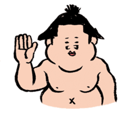 Sumo Wrestlers sticker #436574