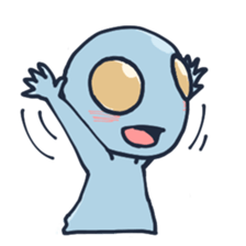 An awkward alien sticker #436742