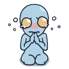 An awkward alien sticker #436747