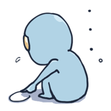 An awkward alien sticker #436753